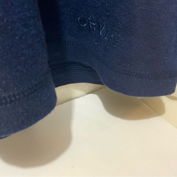 Orvis Long Sleeve Blue Sweat Shirt Size XL - Picture 5 of 9